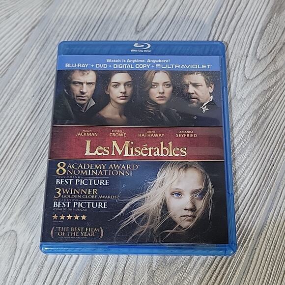 Lot of 5 Blu-Ray Movies, Les Mis, Burlesque, Date Night, Safe Haven, 22 Jump - Picture 2 of 6